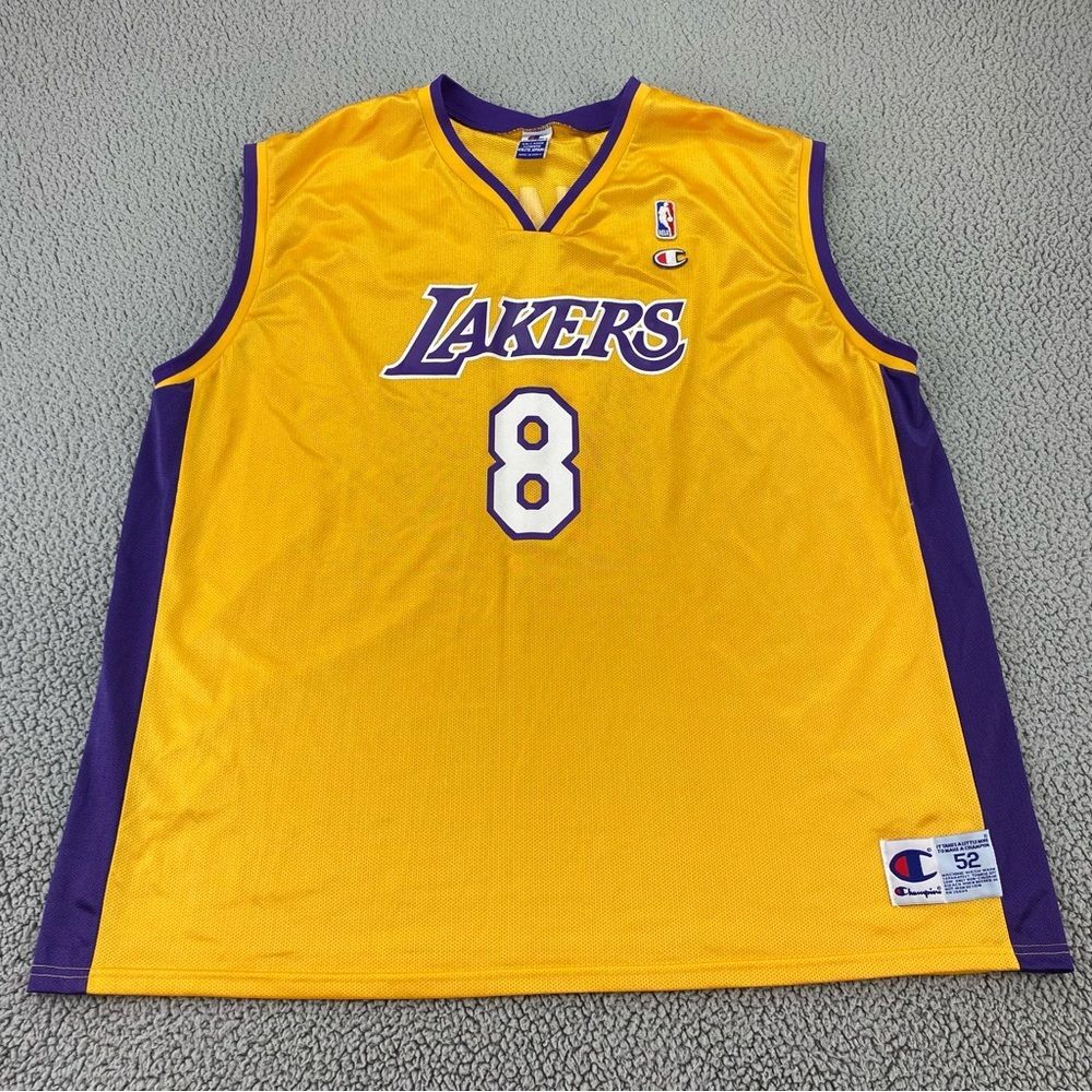 Vintage Champion Kobe Bryant Los Angeles Lakers #8 Jersey   |  Size:  52  (XXL)
